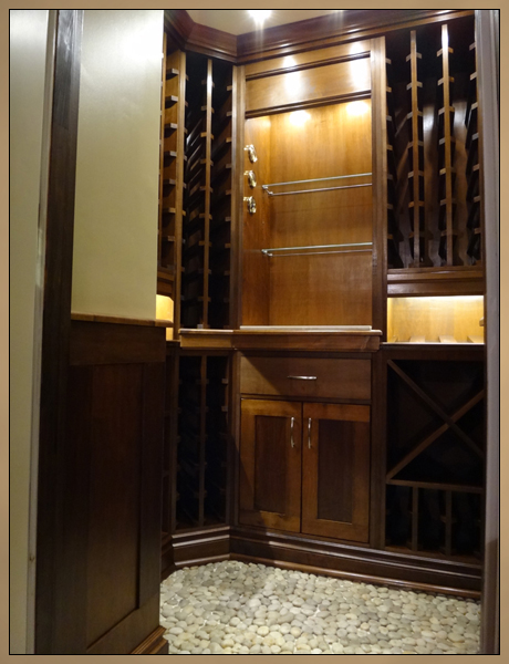 Custom Wine Cellar and Wine Rack Cabinets
