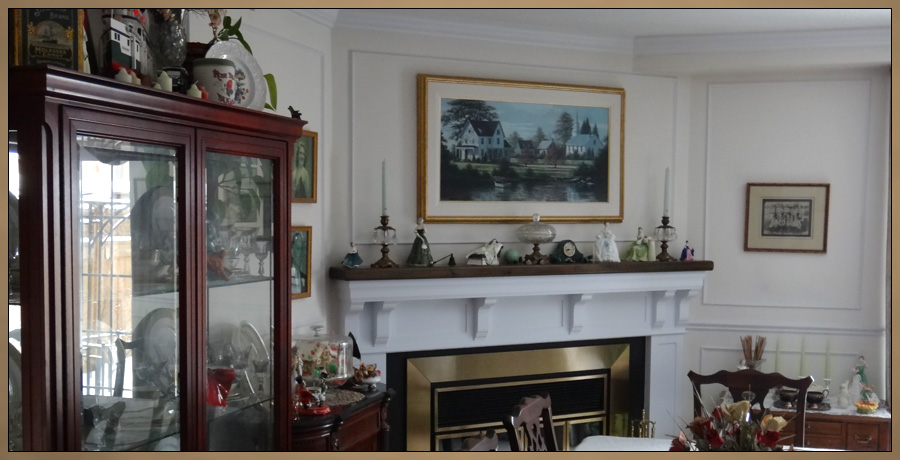 Decorative Wall Moulding with Crown and Chair Rail