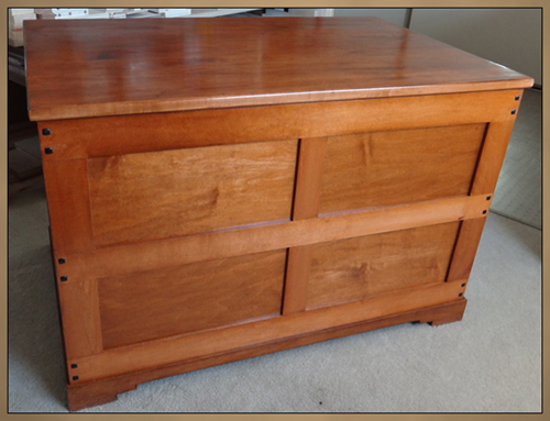 Custom Wood Furniture - Toy Chest