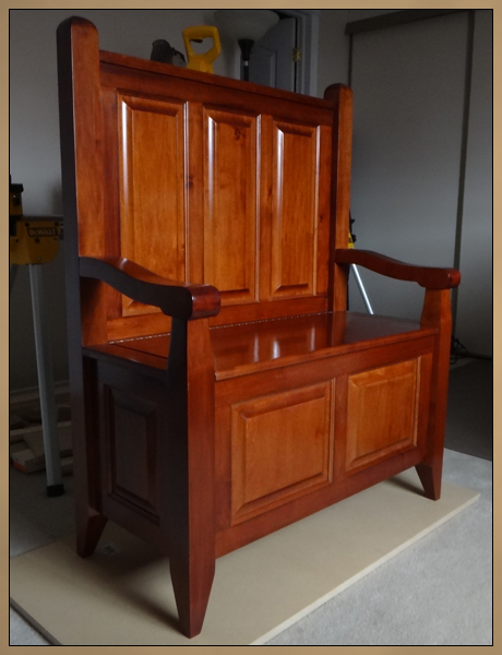 Custom Solid Wood Furniture - Deacon's Bench