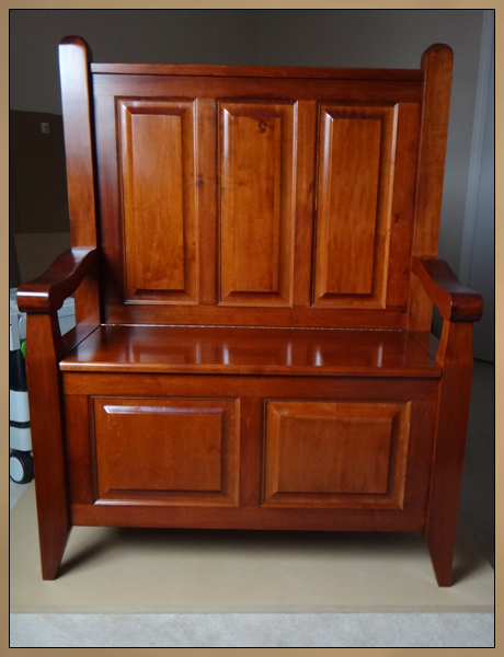 Handmade Wood Furniture - Storage Bench