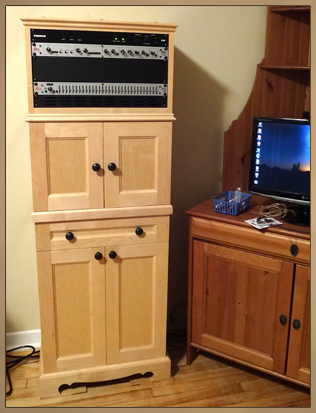 Custom Podcast Studio Cabinet 2
